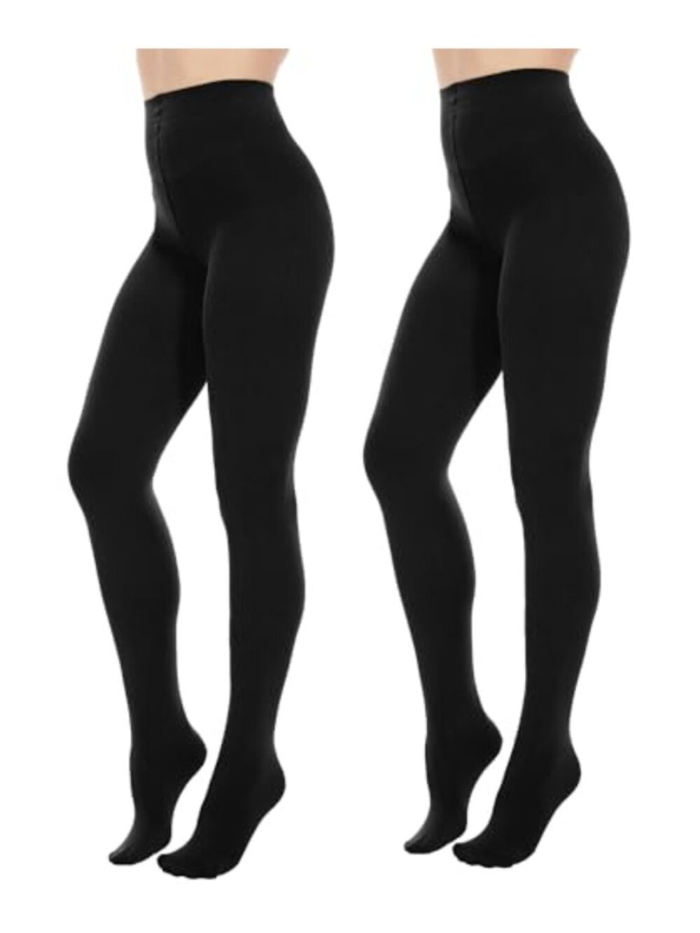 80D Opaque Tights for Women Tummy Control Pantyhose High Waist